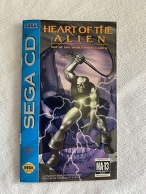 Heart of the Alien (Sega CD, 1994) CIB Registration Card Manual Disc Case