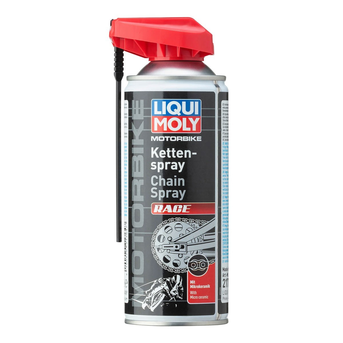 Liqui Moly Motorbike Chain Spray Race - Motorcycle Chain Lube 21764 400ml