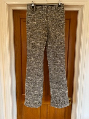 3.1 Phillip Lim Cuffed Trousers Women's W30 L35 Woven Wool Long Leg Silk Lined