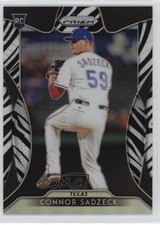 2019 Panini Prizm Tier III Zebra Prizm 49/99 Connor Sadzeck #292 13c1