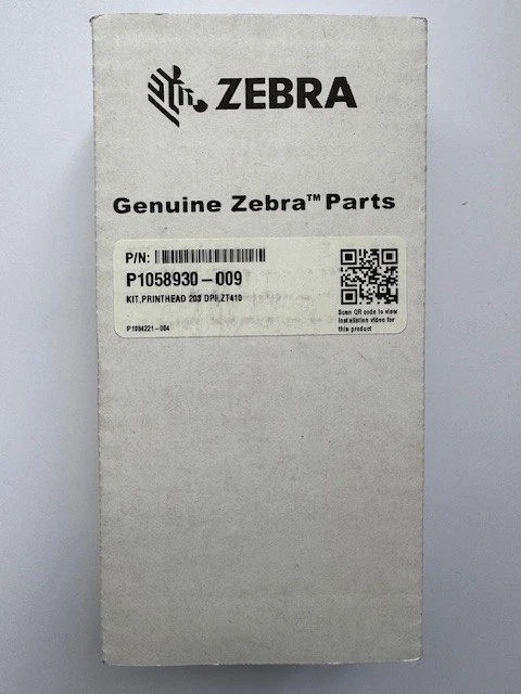 Zebra Druckkopf 203 dpi ZT410 / ZT411 - P1058930-009 - 100%Original