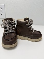 OshKosh B'Gosh Silvio Toddler Boy/Girl faux leather rugged Ankle Boots Size 5M