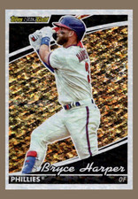 2022 Topps Update #BG-19 Bryce Harper Black Gold Refractor