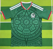 Mexico Soccer Jersey Aztec Football Shirt Green Fan Tee Sports Apparel