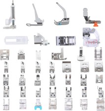 Sewing Machine Presser Feet Set 42pcs Compatible Low Shank Machines
