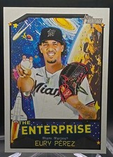 2026 Topps Heritage Eury Perez THE ENTERPRISE #TE-EP- Marlins