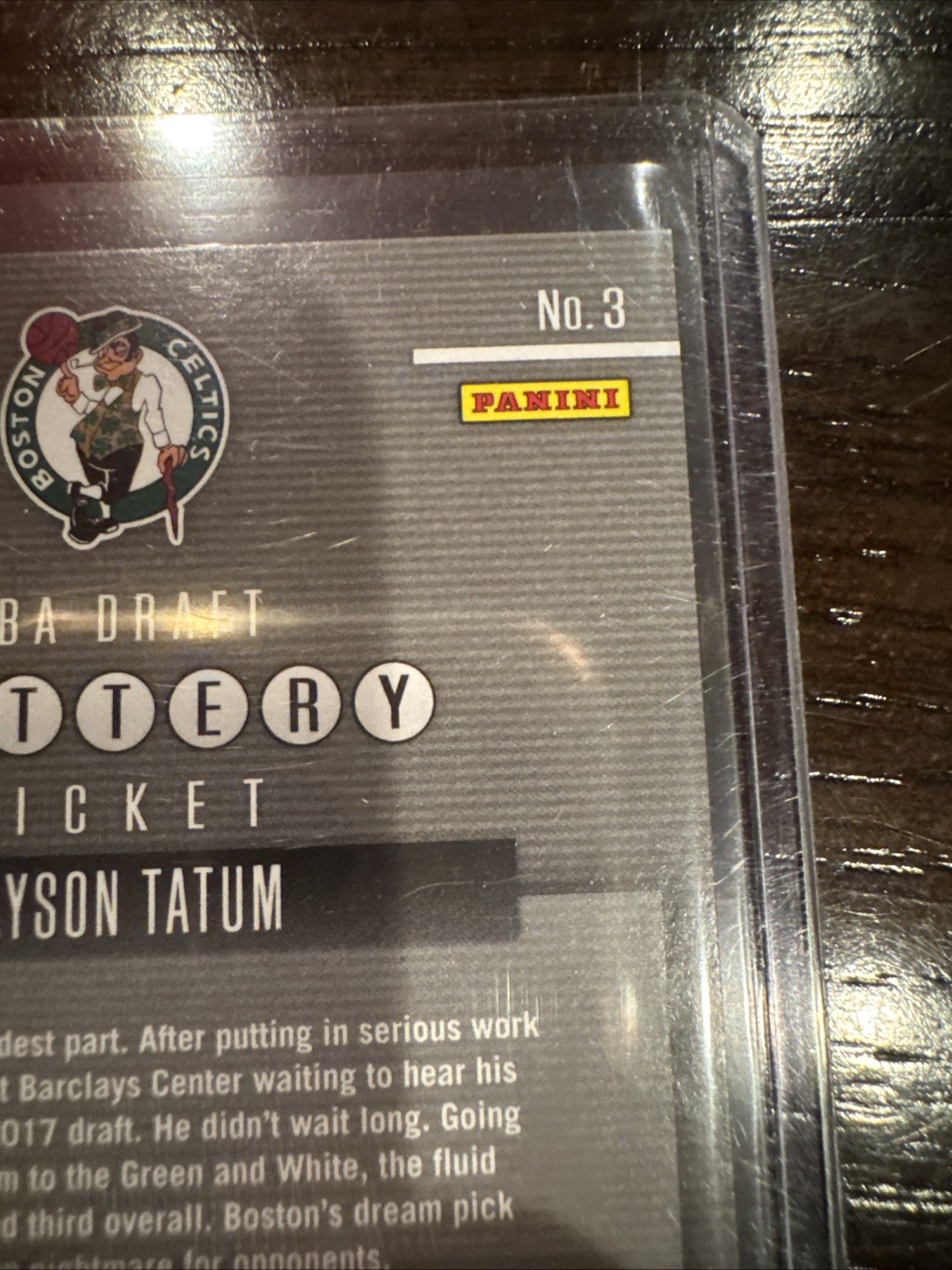 2017-18 Panini Contenders - Lottery Ticket Jayson Tatum #3 view 14