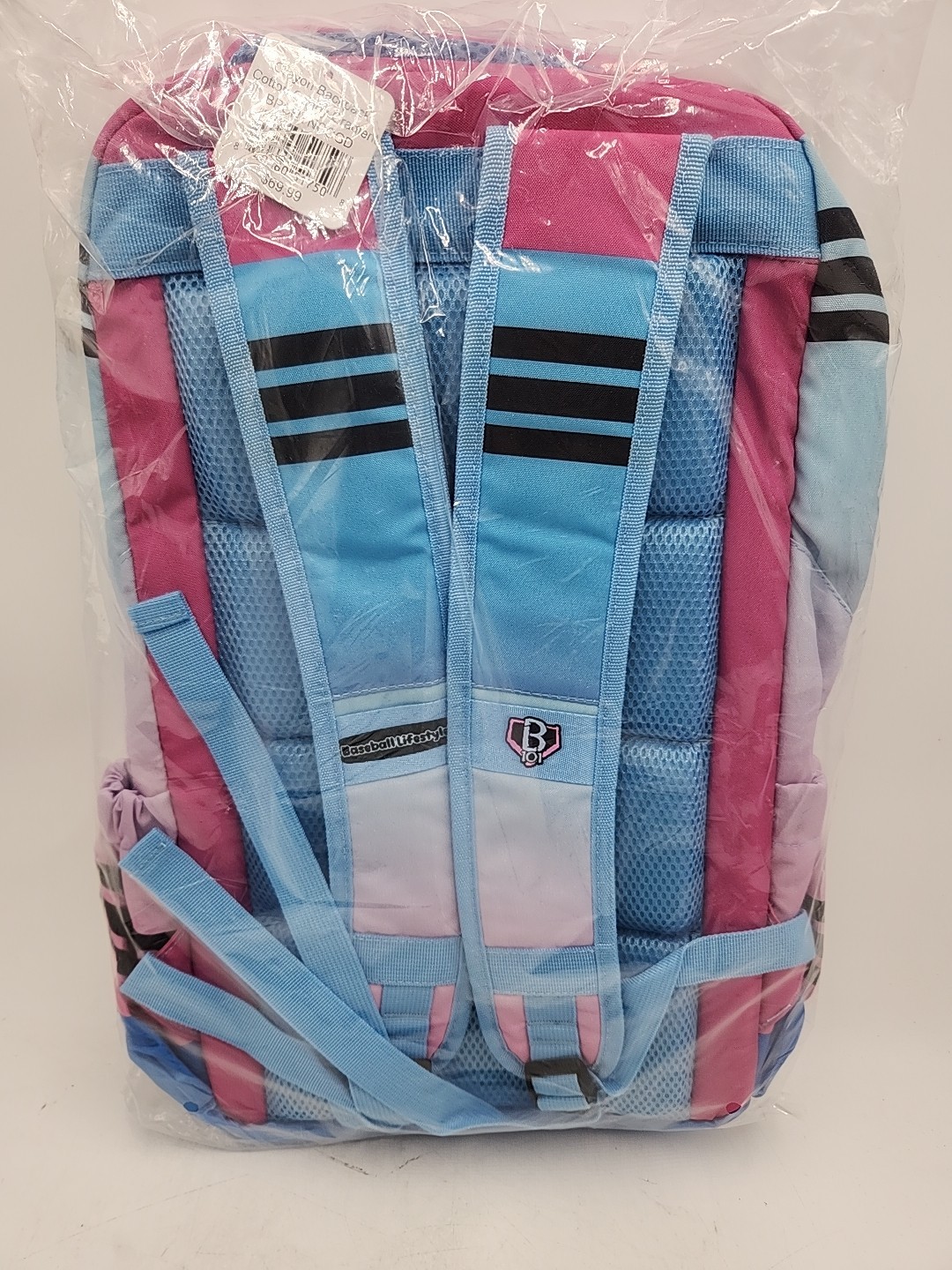 NEW Baseball Lifestyle 101 Crayon Backpack Cotton. Candy Gradient