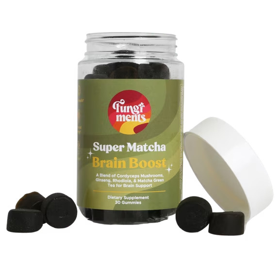 Fungiments Super Matcha Brain Boost- Daily Energy, Green Tea