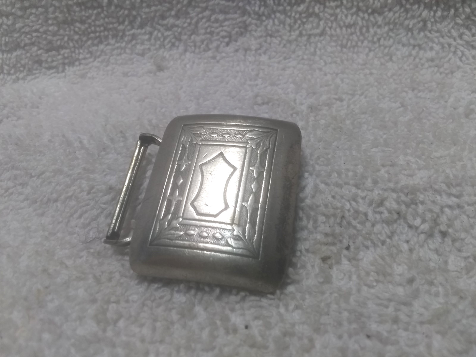 Small Solid Silver Front Engraved Giant Grip Repl… - image 4