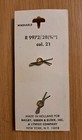 Vintage BGE Originales Yellow Square Buttons 3 Cards 6 Total Buttons Lyntex 9972 — photo 4