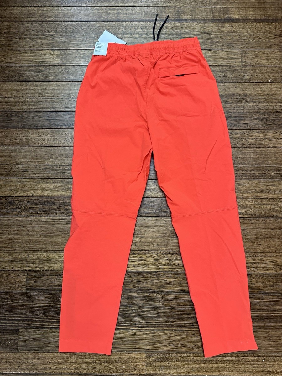 Nike Tech Woven Pants Light Crimson Red Mens Size M-Tall HM8241