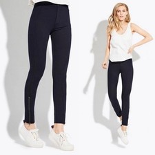 NWOT AYR Flex Tech ISKO Premium Stretch Denim Pants Womens Sz 27 Navy Zip Ankle