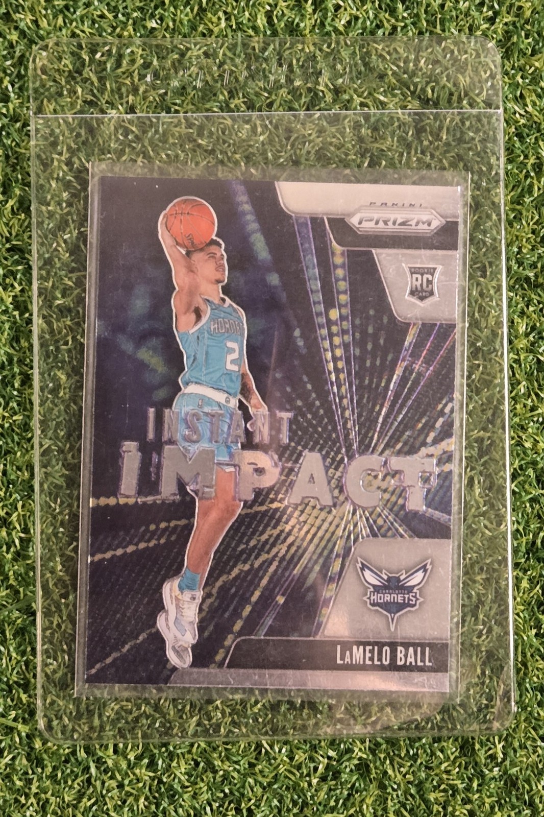 2020-21 Panini Prizm LaMelo Ball Instant Impact Rookie #21 Grade Ready 