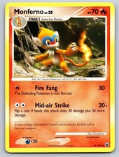 Monferno 41/100 Uncommon Majestic Dawn Pokemon Moderately Played
