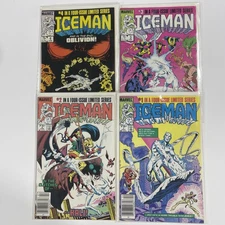 Iceman 1 2 3 4 Lot Very Fine+ VF+ 8.5 Lot Marvel 1984