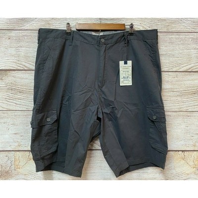 Alexander Julian Cargo Shorts Big Mens Size 46 Grey Thin Lightweight Shorts New