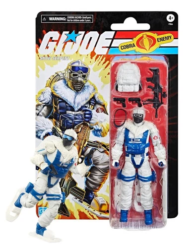 G.I. Joe Classified Series Retro Snow Serpent 6” Figure Mint on Card