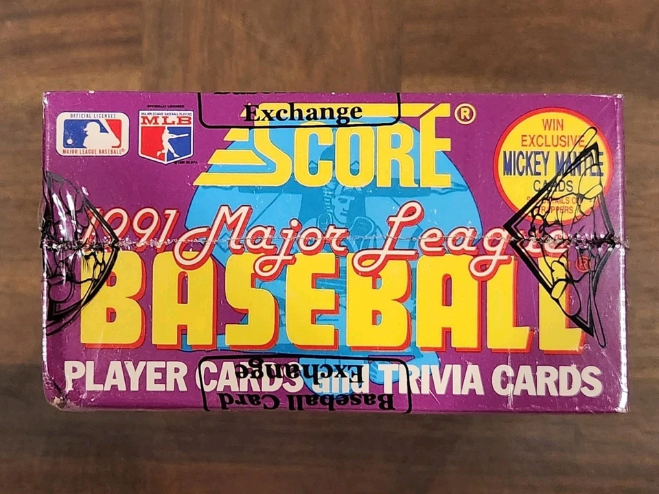 1991 Score Series 2 Unopened Wax Box from Sealed Case (36 packs, BBCE/FASC) - Image 4 of 4