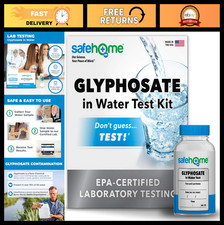 Kit de prueba de agua de glifosato - Detectar carcinógenos | Pruebas de laboratorio certificadas por la EPA