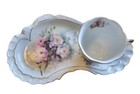 Porcelain treasures snack plate and teacup set * — photo 3