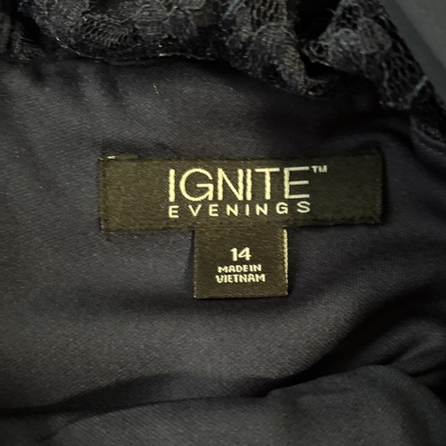Abito formale Ignite Evenings in Deep Navy taglia 14 nuovo con etichette - Foto 5 di 8