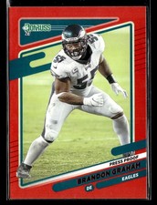 2021 Donruss Brandon Graham #114 Press Proof Red