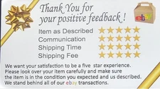 for eBay Seller Thank You Cards Your Purchase Order Notes Sets 100