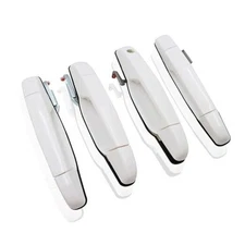  Door Handles Olympic White Fit for Cadillac Escalade，Fit for Chevy Avalanche 