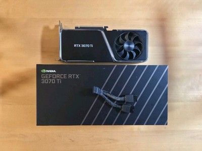 NVIDIA GeForce RTX 3070 Ti Founders Edition 8GB GDDR6X Graphics Card WITH BOX