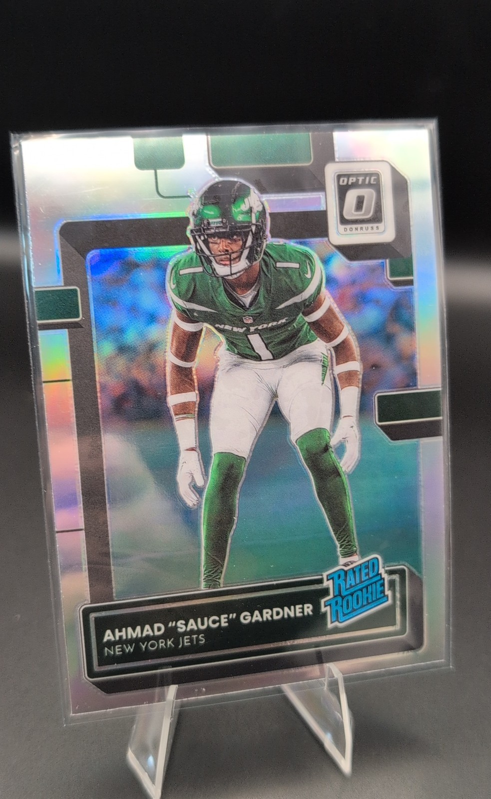2022 Panini Donruss Optic - Rated Rookie Ahmad Gardner #228 Holo Prizm (RC)