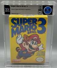 Super Mario Bros 3 Nintendo NES Oval SOQ Right Bros Sealed WATA 8.5 A+ Graded