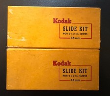 Vintage Kodak Glass Slide Kit for 2x2 inch slides 35 mm 3 Boxes 