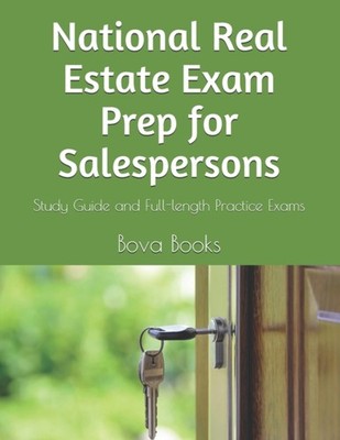 Books LLC - National Real Estate Exam Prep for Salespersons  Study Gui - X555z