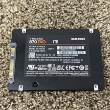 Samsung 870 EVO 1TB, 2.5 inch Internal SSD - ‎MZ-77E1T0 SATA Tested Formatted