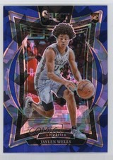 2024-25 Panini Select Concourse Blue Cracked Ice Prizm Jaylen Wells #79 1ku8