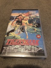 TigerShark VHS Video Tape 1987 Action Movie M...