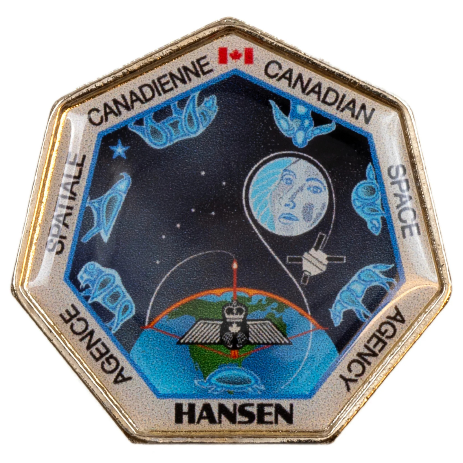 Nasa'S Curiosity Rover Uncovers Mars'S Watery Secrets On Gediz Vallis Ridge 11 Csa-Asc Jeremy Hansen Artemis Ii 2 Canadian Space Agency Pin Csa Asc Nasa