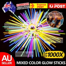 upto1000X Glow Sticks Hook Lanyard Light Party Glowsticks Poi Glow in the dark