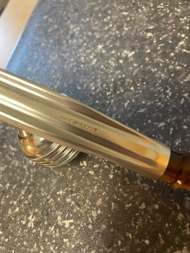 Vintage un-smoked KIRSTEN bent stem pipe with UFO bowl BRAND NEW and complete - Picture 5 of 10