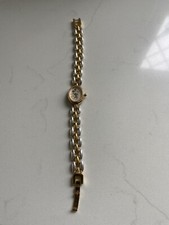 Vintage Gold and Silver Mickey Mouse Oval Watch Tnw51