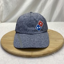 Domino's Pizza Hat Gear Adjustable Uniform Employee Cap Gray Reflective