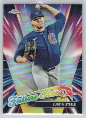 2024 Topps Chrome Update #FSU-5 Justin Steele Future Stars Cubs