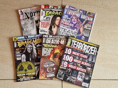 Terrorizer Magazine UK, Secret History Issues, Death, Black, Thrash, Extreme