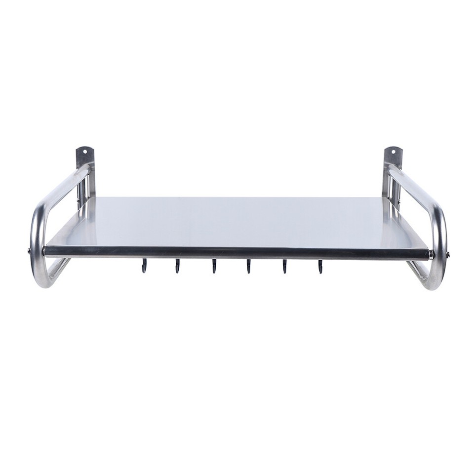 Microwave Oven Rack Stainless Steel WallMount Kitchen Storage Shelf