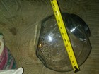VINTAGE COUNTER TOP CLEAR GLASS CANDY JAR WITH CHROME LID — photo 9