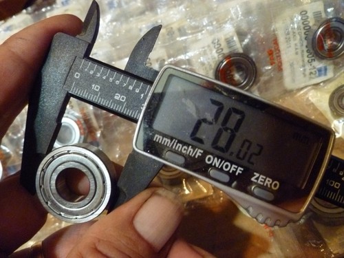 FAG 6001 2Z DEEP GROOVE BALL BEARING, METAL SHIELDED 12x28x8 mm - Picture 4 of 8