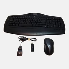 Cordless Desktop Keyboard & Mouse Set MX3200 Laser. Tested And Ready To Go. 