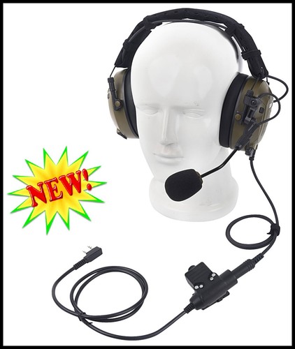 Motorola Covert Acoustic Tube Earpiece PTT MIC Headset For Motorola HT1000 XTS5000 XTS2500