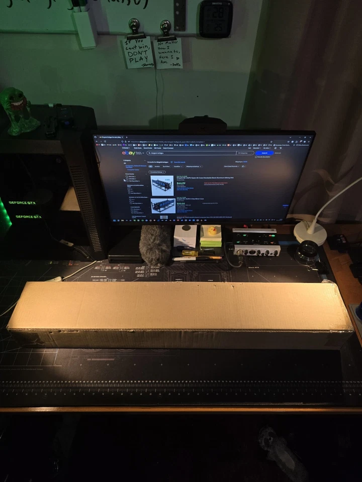 Kingwin KC-8GPU Open Air Case Stackable Black Aluminum Mining Rig Case - Image 4 of 4